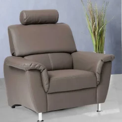 Polstersessel Ella in Braun