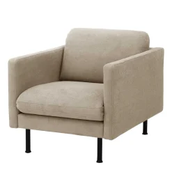 Polstersessel in Beige mit Schwarz - Roco