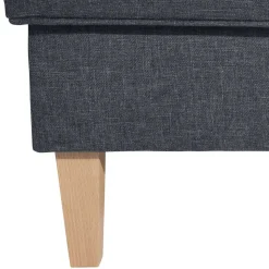 Polstersessel in Jeansblau und Buche - Patronia