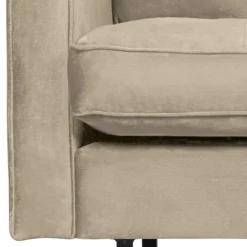 Polstersessel in Khaki Samt - Afeiro