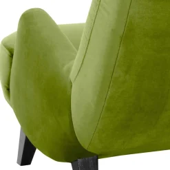 Polstersessel in Oliv Grün und Schwarz - Sofia