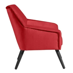 Polstersessel in Rot und Schwarz - Zehadra