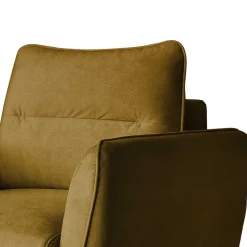 Polstersessel in Senfgelb Samt - Ombragon