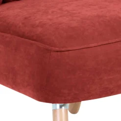 Polstersessel in Terracotta Velours - Iceline