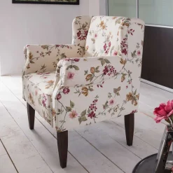 Polstersessel Ultina mit Blumenmuster
