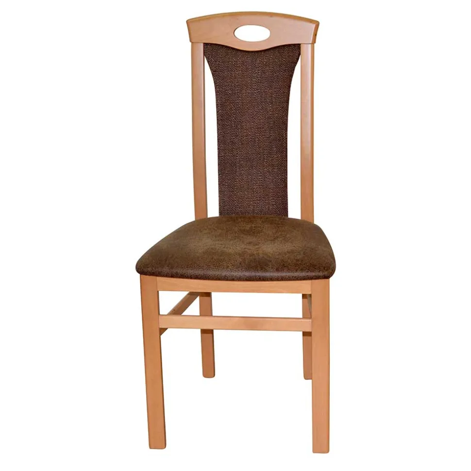 Polsterstühle aus Buchenholz - Bigova (2er Set)