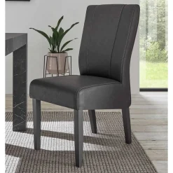 Polsterstühle aus Kunstleder & Massivholz - Artiga (2er Set)