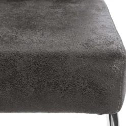 Polsterstühle Freischwinger in Anthrazit - Ansar (2er Set)