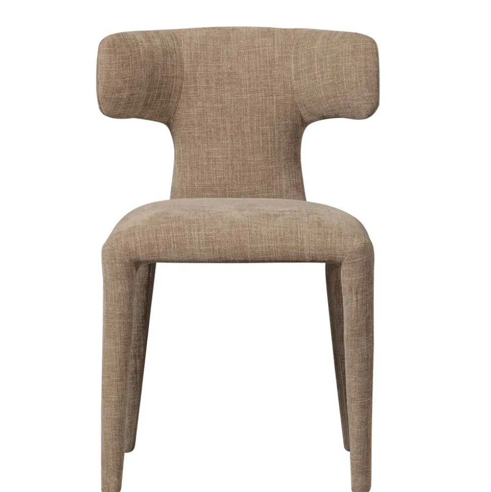 Polsterstühle in Beige Stoff - Eradis (2er Set)