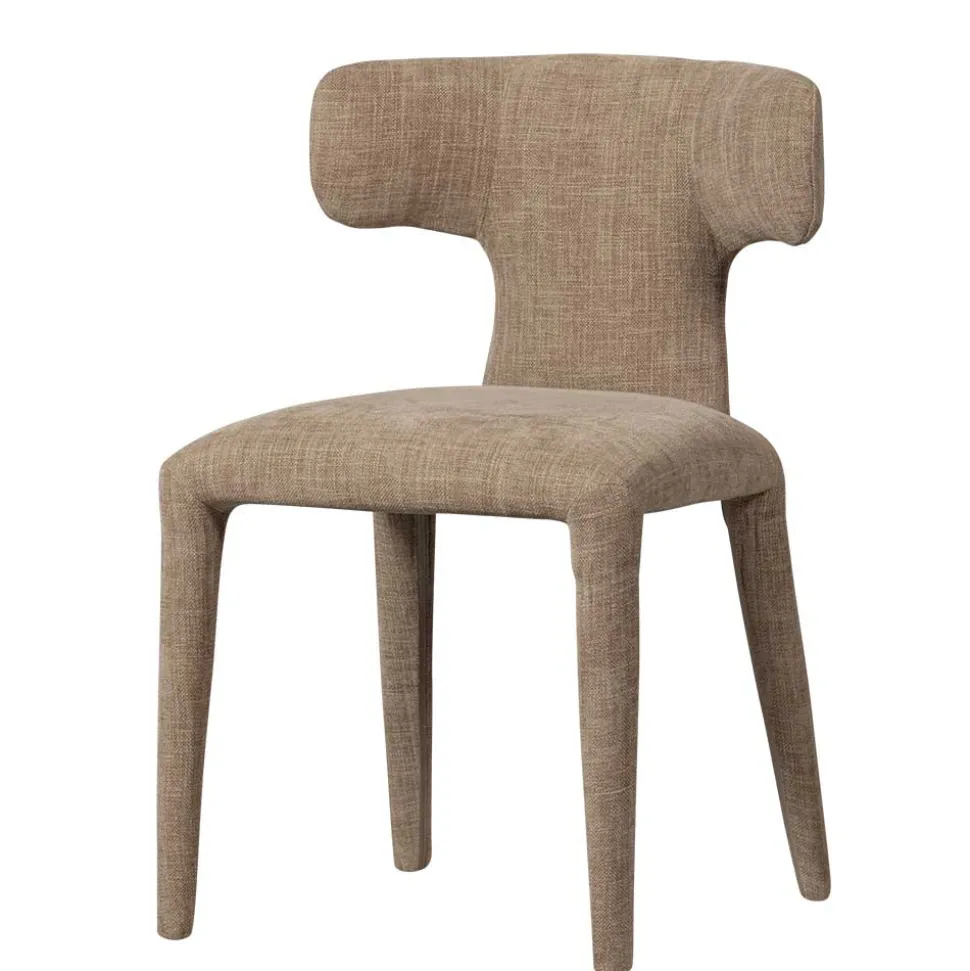 Polsterstühle in Beige Stoff - Eradis (2er Set)