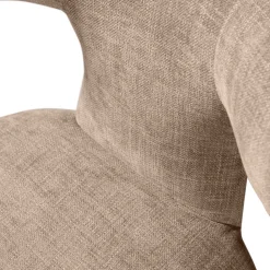 Polsterstühle in Beige Stoff - Eradis (2er Set)