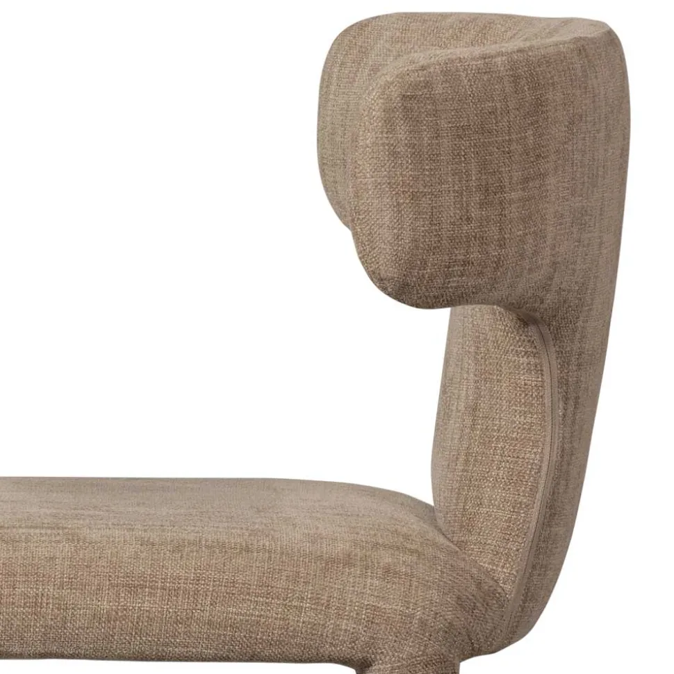 Polsterstühle in Beige Stoff - Eradis (2er Set)