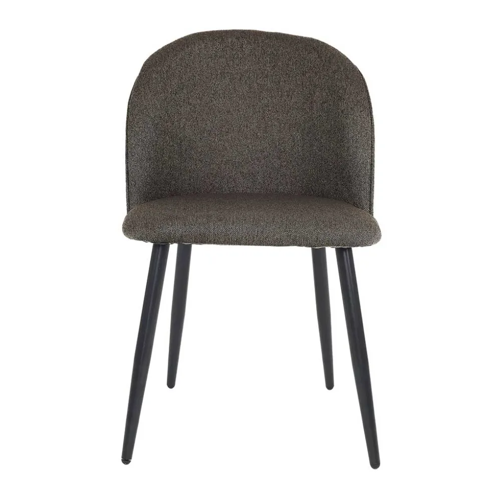 Polsterstühle in Dunkelgrau - Lolona (2er Set)