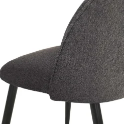 Polsterstühle in Dunkelgrau - Lolona (2er Set)