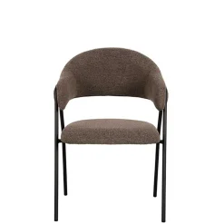 Polsterstühle in Hellbraun Boucle - Jaggon (2er Set)