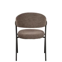 Polsterstühle in Hellbraun Boucle - Jaggon (2er Set)