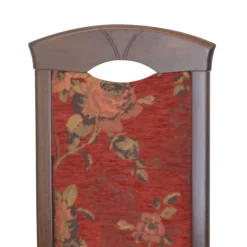 Polsterstühle in Rot mit Blumen - Sylverta (2er Set)