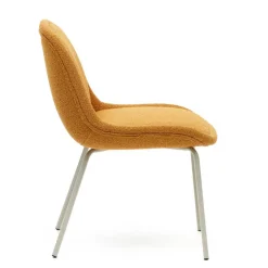 Polsterstühle in Senfgelb Boucle - Gatria (4er Set)