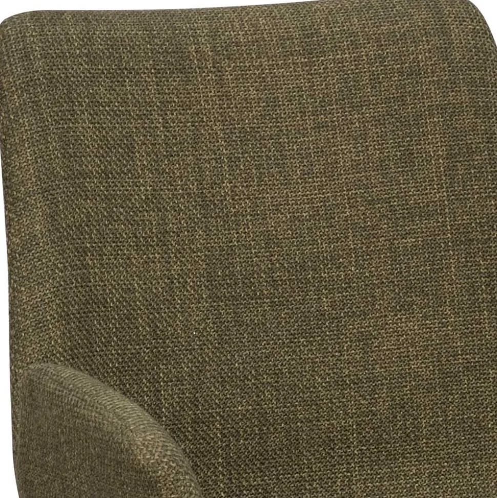 Polsterstühle mit Armlehnen in Dunkelgrün - Termi (2er Set)