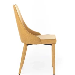 Polsterstuhl mit bezogenen Metallbeinen - Henrietta (2er Set)