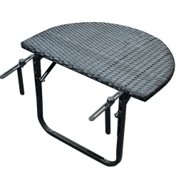 Polyrattan Balkon Hängetisch halbrund - Jambi