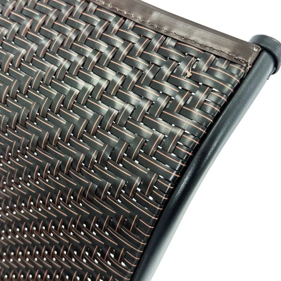 Polyrattan Gartenstühle in Schwarz-Braun - Lucasz (2er Set)