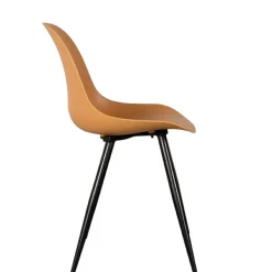 PP Schalenstühle in Ocker - Sayetton (2er Set)