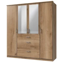 Praktischer Kleiderschrank in Plankeneiche - Osicria