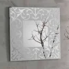 Quadrat Design Spiegel mit Ornament Rahmen - Spazion