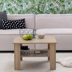 Quadrat Sofatisch in Holz Nachbildung - Zero