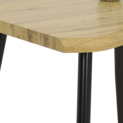 Quadratischer Esstisch mit Baumkanten NB - Ashela