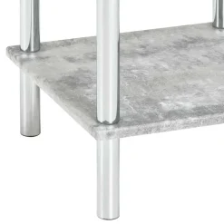 Quadratisches Badregal Usavina mit Beton Dekor