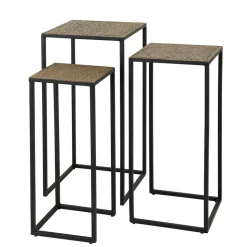 Quadratisches Blumensäulen Set - Christine (dreiteilig)