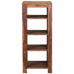 Quadratisches Holzregal Hoslo mit fünf Ablagen