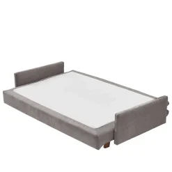 Querschläfer Schlafcouch in Beigegrau - Backbeat