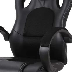 Racing Schreibtischsessel in Schwarz - Luyasa