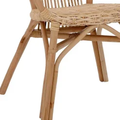 Rattan Esszimmerstuhl in Beige - Titian (2er Set)