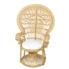 Rattan Pfauenthron Mexicano in Beige