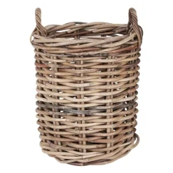 Rattankörbe mit Henkeln in Natur - Matreos (zweiteilig)