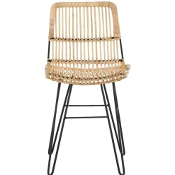 Rattanstuhl mit Geflecht Sitz - Lombardy (2er Set)