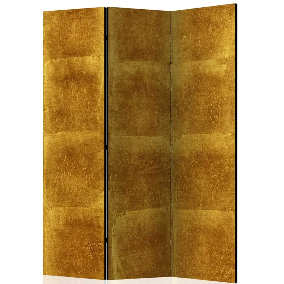 Raumtrenner Paravent in Goldfarben bedruckt - Nikolav