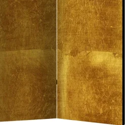 Raumtrenner Paravent in Goldfarben bedruckt - Nikolav