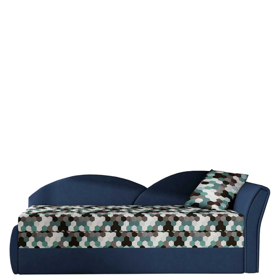 Recamiere mit Bettfunktion mit mehrfarbigem Wabenmuster - Reading