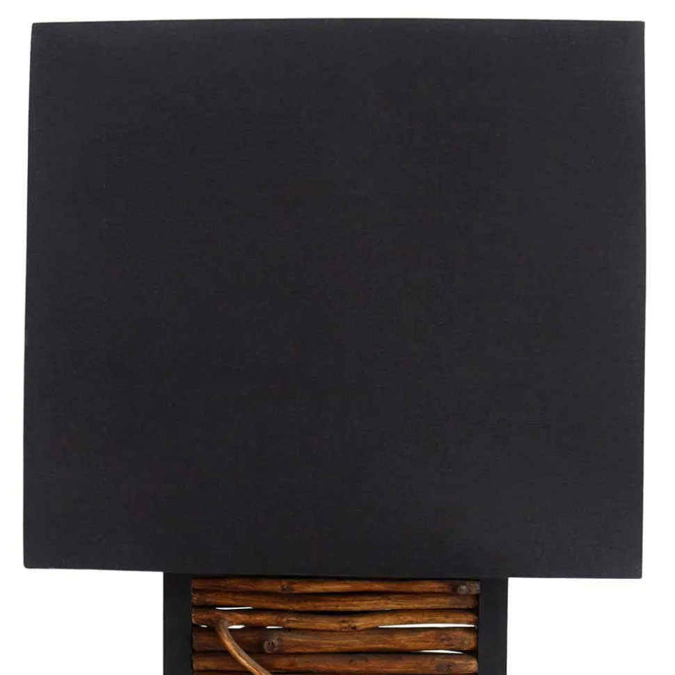 Rechteck Design Stehleuchte in Schwarz - Orthos