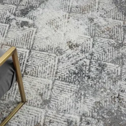 Rechteck Teppich mit Rauten Kachel Muster - Nadescha