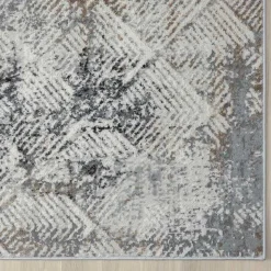 Rechteck Teppich mit Rauten Kachel Muster - Nadescha