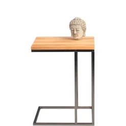 Rechteckiger Beistelltisch 38x43 cm Rodiccar mit Kernbuche