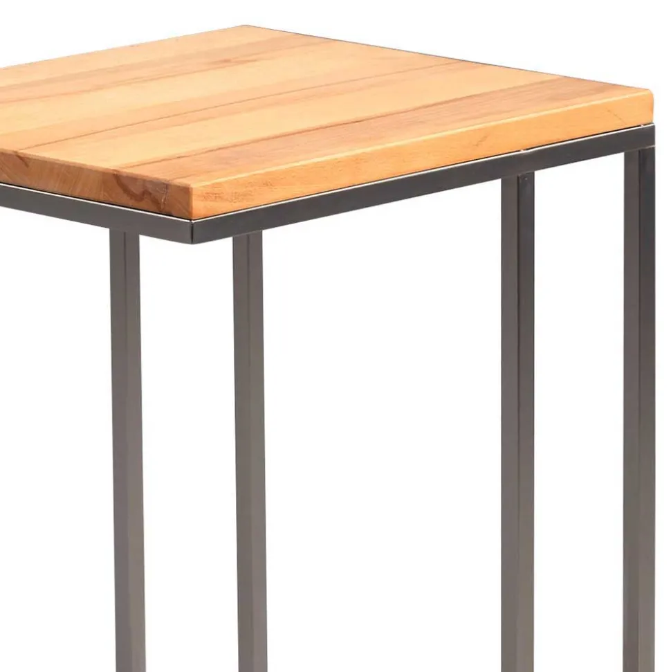 Rechteckiger Beistelltisch 38x43 cm Rodiccar mit Kernbuche