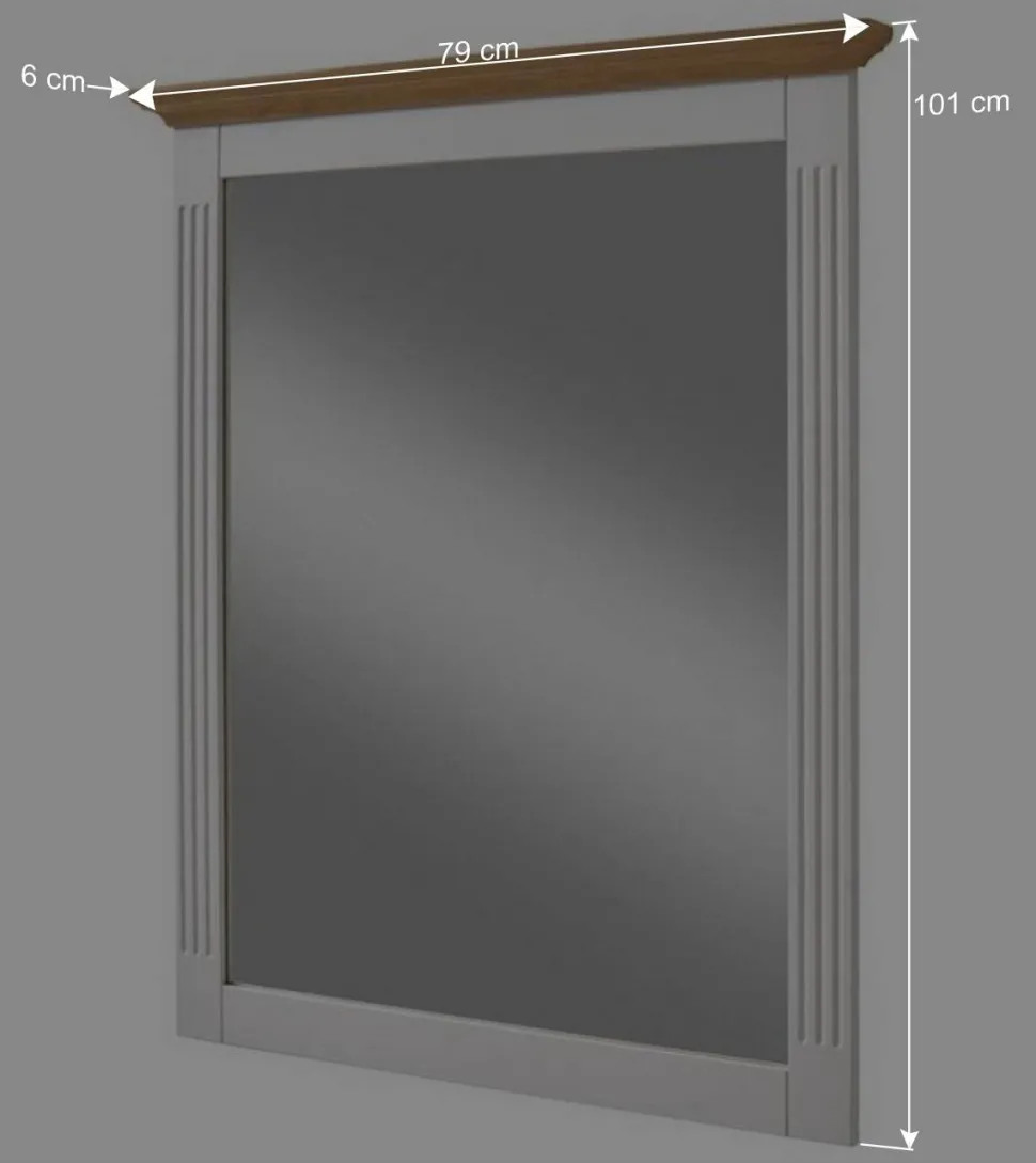 Rechteckiger Spiegel im Landhausstil - Oradea