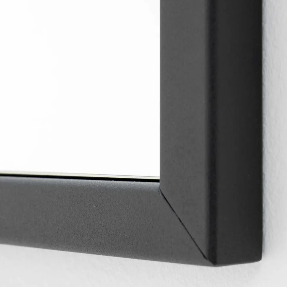 Rechteckiger Spiegel mit Stahlrahmen - Glanco